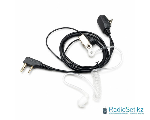 Наушники скрытого ношения (гарнитура) для рации Baofeng / Anytone / Kenwood / WLN